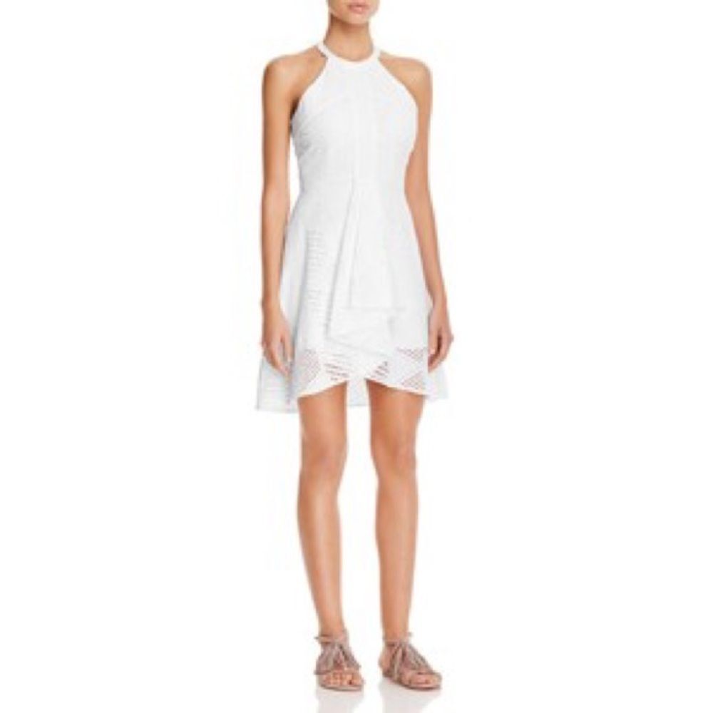 Amanda Uprichard White Halter Dress size Large